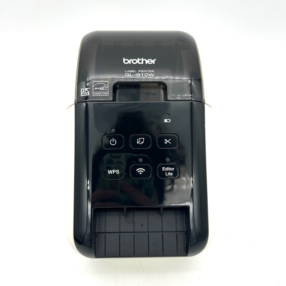 Brother Label Printer QL-810W Unisex OS Black White Good Wireless Thermal